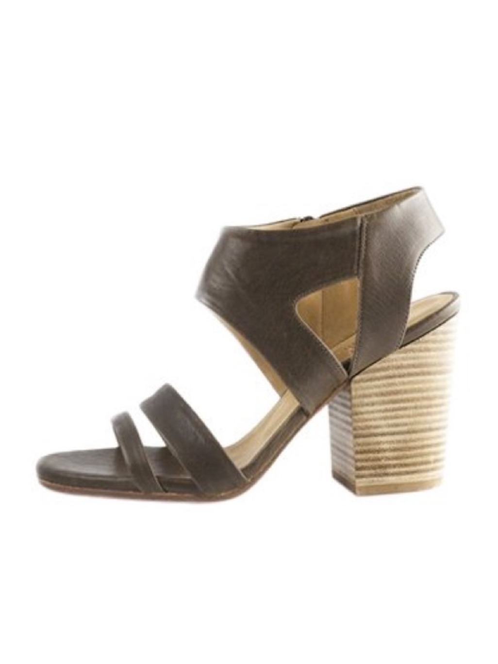 Coclico Cersei Brown Block Heeled Sandals